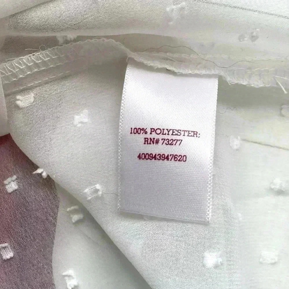 NWT SO Women Sheer Georgette Casual Shirt SIZE Large - Picture 5 of 6